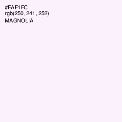 #FAF1FC - Magnolia Color Image