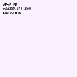 #FAF1FE - Magnolia Color Image