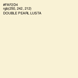 #FAF2D4 - Double Pearl Lusta Color Image