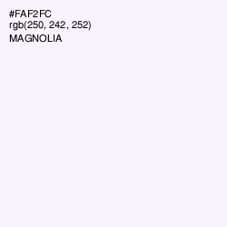 #FAF2FC - Magnolia Color Image