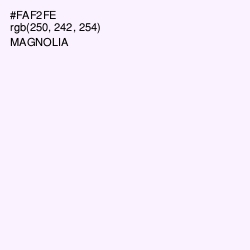 #FAF2FE - Magnolia Color Image