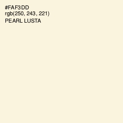 #FAF3DD - Pearl Lusta Color Image