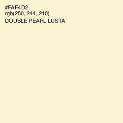 #FAF4D2 - Double Pearl Lusta Color Image