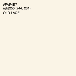 #FAF4E7 - Old Lace Color Image