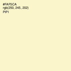 #FAF5CA - Pipi Color Image
