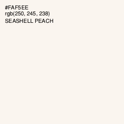 #FAF5EE - Seashell Peach Color Image