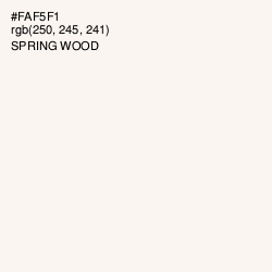 #FAF5F1 - Spring Wood Color Image
