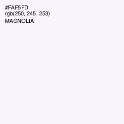 #FAF5FD - Magnolia Color Image