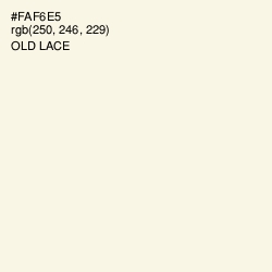 #FAF6E5 - Old Lace Color Image