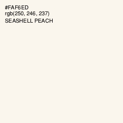 #FAF6ED - Seashell Peach Color Image