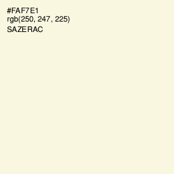 #FAF7E1 - Sazerac Color Image