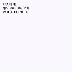 #FAF8FE - White Pointer Color Image