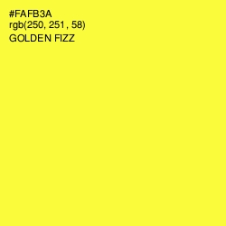 #FAFB3A - Golden Fizz Color Image