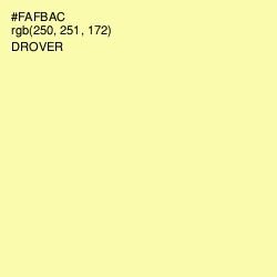 #FAFBAC - Drover Color Image