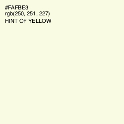 #FAFBE3 - Hint of Yellow Color Image