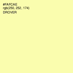 #FAFCAE - Drover Color Image