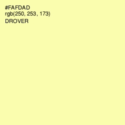 #FAFDAD - Drover Color Image