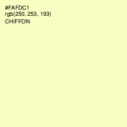 #FAFDC1 - Chiffon Color Image