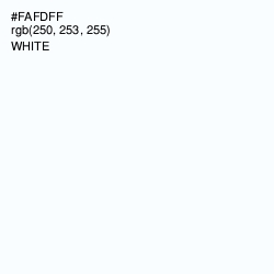 #FAFDFF - White Color Image