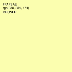 #FAFEAE - Drover Color Image