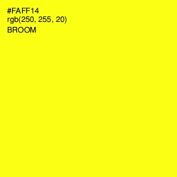 #FAFF14 - Broom Color Image