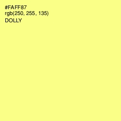 #FAFF87 - Dolly Color Image
