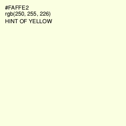 #FAFFE2 - Hint of Yellow Color Image