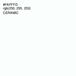 #FAFFFD - Ceramic Color Image