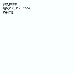 #FAFFFF - White Color Image