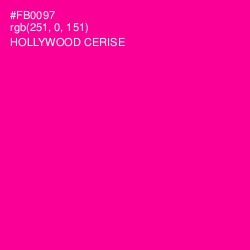 #FB0097 - Hollywood Cerise Color Image
