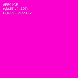 #FB01CF - Purple Pizzazz Color Image