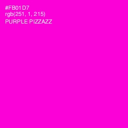 #FB01D7 - Purple Pizzazz Color Image