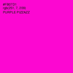 #FB07D1 - Purple Pizzazz Color Image