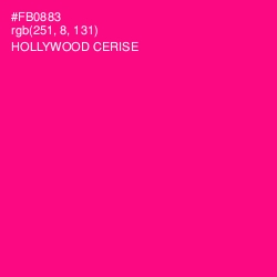 #FB0883 - Hollywood Cerise Color Image