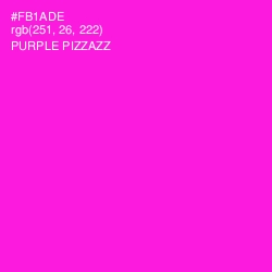 #FB1ADE - Purple Pizzazz Color Image