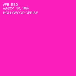 #FB1EBD - Hollywood Cerise Color Image