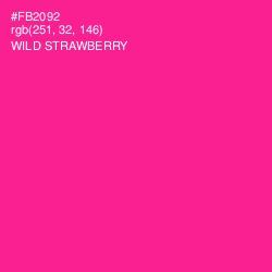 #FB2092 - Wild Strawberry Color Image