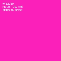 #FB20B9 - Persian Rose Color Image