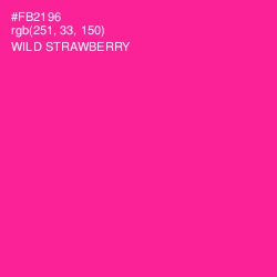 #FB2196 - Wild Strawberry Color Image