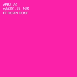 #FB21A9 - Persian Rose Color Image
