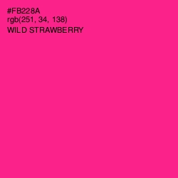 #FB228A - Wild Strawberry Color Image