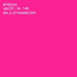 #FB2294 - Wild Strawberry Color Image