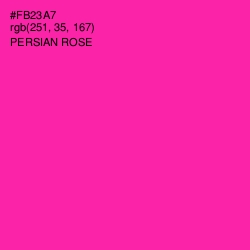 #FB23A7 - Persian Rose Color Image