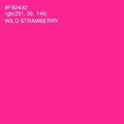 #FB2492 - Wild Strawberry Color Image