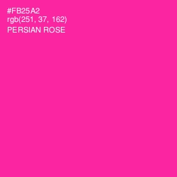 #FB25A2 - Persian Rose Color Image