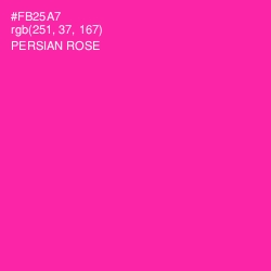 #FB25A7 - Persian Rose Color Image