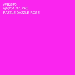 #FB25F0 - Razzle Dazzle Rose Color Image