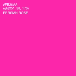 #FB26AA - Persian Rose Color Image