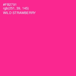 #FB2791 - Wild Strawberry Color Image