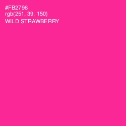#FB2796 - Wild Strawberry Color Image